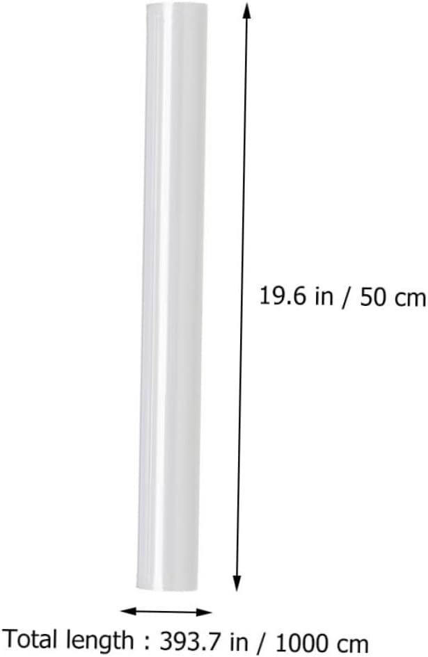 ABOOFAN 1roll Frosted Peeping Window Film Glue Bathroom Glass Sticker Easy to Install Privacy Translucent Decorative Film for