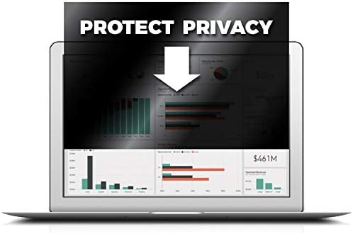 Adaptix Laptop Privacy Screen 13.3” – Information Protection Privacy Filter for Laptop – Anti-Glare, Anti-Scratch, Blocks 96% UV – Matte or Gloss Finish Privacy Screen Protector – 16:9 (APS13.3W9)