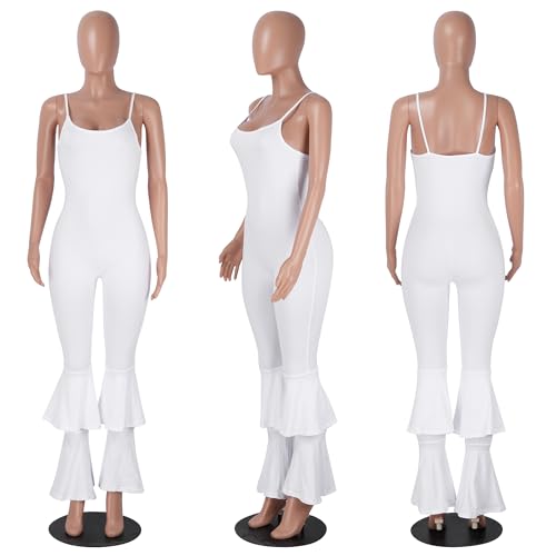 Image of Jigfar Women Sexy Elegant Bodycon Jumpsuit Going Out Romper Birthday Party Club Night Outfits