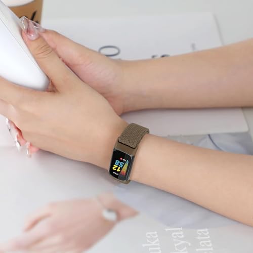 Correa tejida compatible con Fitbit Charge 6 y 5 miniatura 5