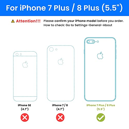 Image of Ocushield Anti Blue Light Tempered Glass Screen Protector for iPhone 7 Plus | iPhone 8 Plus - Protect Your Eyes, Reduce Migraines & Improve Sleep
