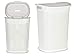 TIENDA EURASIA® Cesto para la Ropa Sucia - Cesta de Plástico Elegante con Tapa para la Colada - 60 L (Blanco)