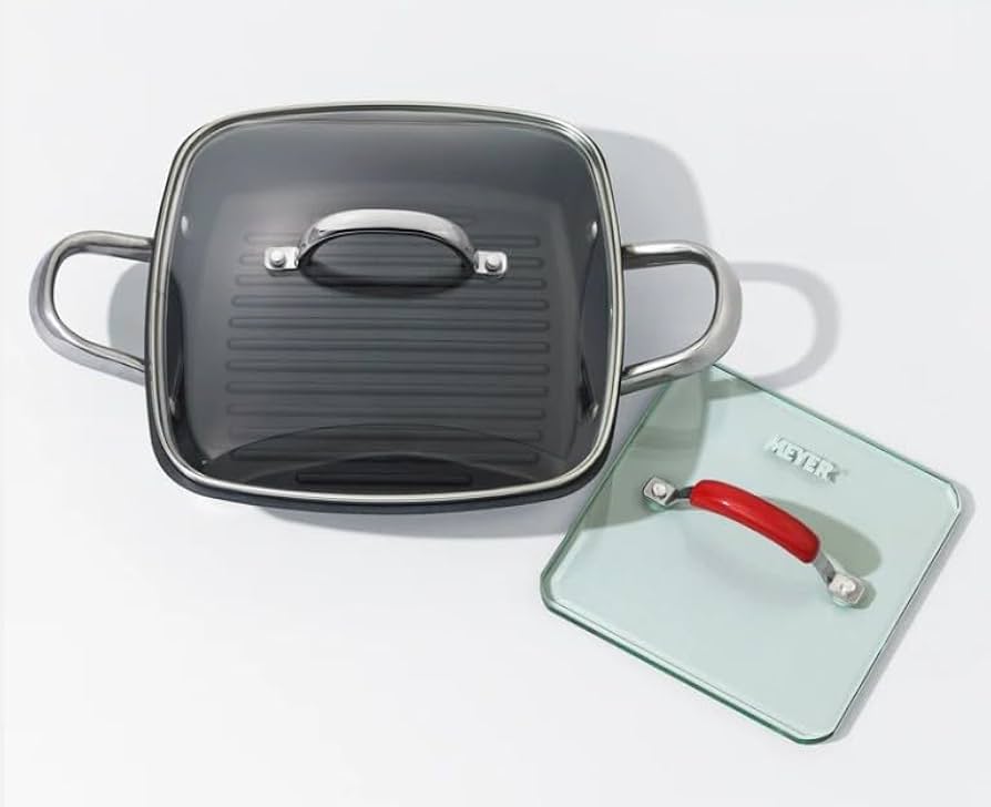 NYchsです。マイヤーグリルパン Amazon | マイヤー スクエアグリルパン 24cm RED オール