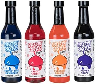 12.7oz Snow Cone Syrups (4 Pack)