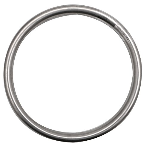 GAOSHA Ring Hoop 1 Pcs Steel Rattan Ring Wing Chun Kung Fu Training Hand Strength Diameter 210Mm, Diameter: approx. 25cm, Silver