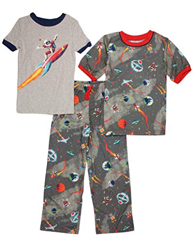 BedHead Big Boys  3 Piece Sleepwear Pajama Set (Space Man, 14)