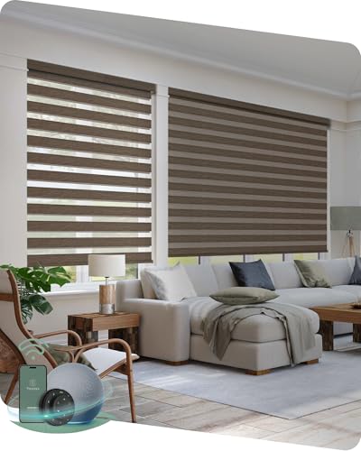 Yoolax Motorized Zebra Blinds