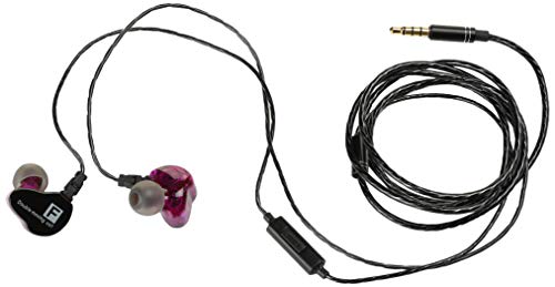 Hq metalen hoofdtelefoon voor Nokia 2.1 Smartphone met microfoon, handsfree, hoogwaardig, universele jack plug (violet) - Afbeelding 4