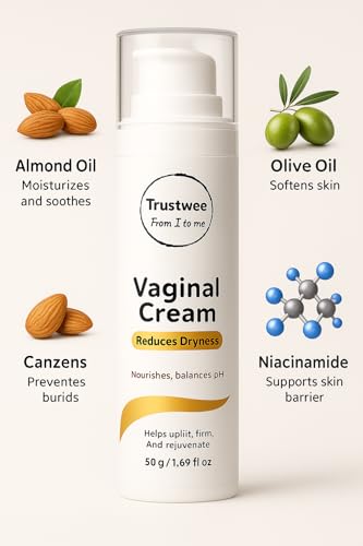 Image of V-Tight Cream Dialy - Intimate hygine cream for Daily Use helps in Skin Brightening and lightening for Women with Niacinamide & Almond Oil 50 g