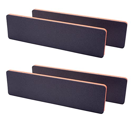 Danto protection pour portière, protection murale, autocollant, 44 x 11,5 x 2 cm, Plastique, Lot de 4