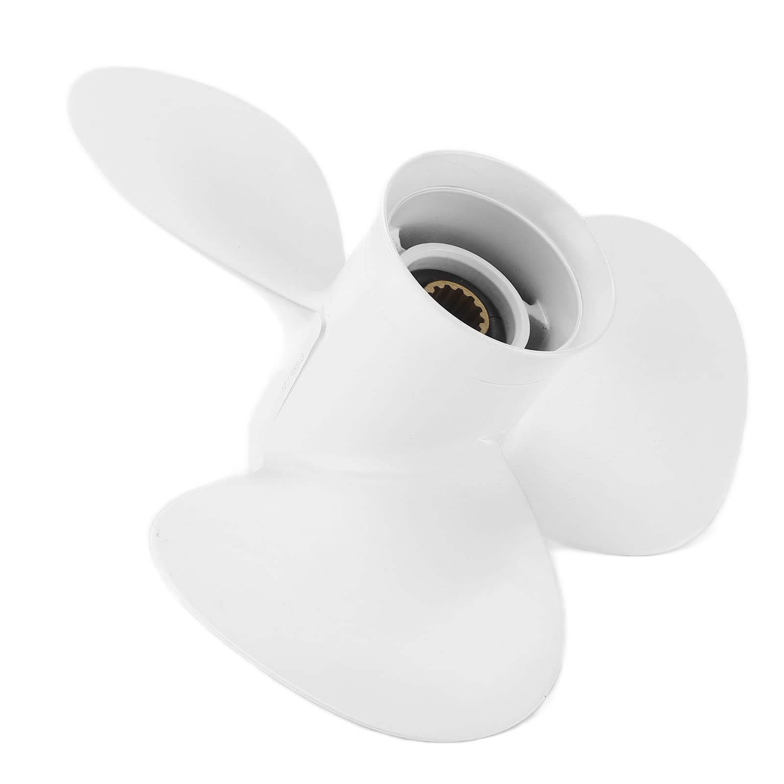 Außenbordpropeller, 3 Blatt 12 1/4 Zoll Aluminiumpropeller Ersatz für YAMAHA Außenbordmotoren 25-60 PS, 13 Zähne, Rechts, 9 Zoll Steigung