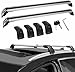 Roof Rack Cross Bars Fit for Isuzu MU-X MUX 2021-2025 Aluminum Crossbars Cargo Carrier 2PCS Silver & Black