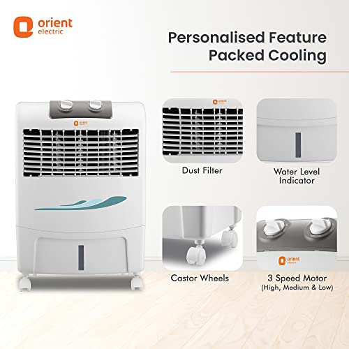 Image of Orient Electric Smartcool DX 18L Personal Cooler (Grey)