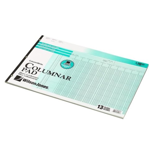 Wholesale CASE of 25 Acco/Wilson Jones One Side Ruled Columnar Pads