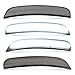 HECASA LED Side Marker Lights Compatible with 2015-2023 Chrysler 300 Replacement for CH2551136 CH2550136 Bumper Signal Parking Lamps 4Pcs Smoke Lens Front & Rear White LED