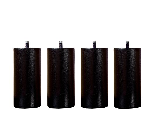 Hévéa Sélection Jeu de 4 Pieds Bois hêtre Wengué 25 cm Cover