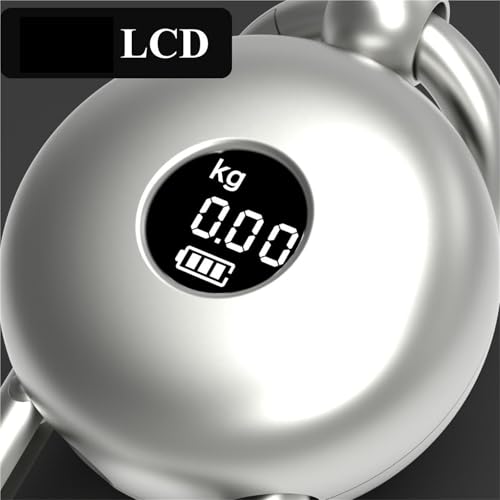 3-Piece Mini Portable Electronic Scale - Handheld LCD Weight Scale for Travel, 25KG Capacity, Lightweight, Compact Design for Luggage, Food, and Baggage