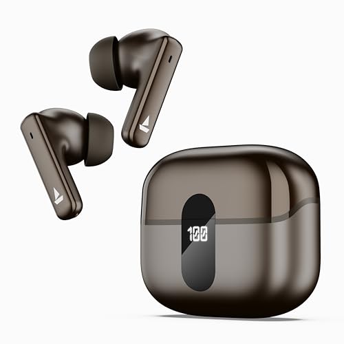 Image of boAt Airdopes 181 Pro TWS Earbuds with 100 Hours Playback, 4 Mics ENx Technology, Beast Mode, ASAP Charge, Bluetooth v5.3 (Mocha Elegance)
