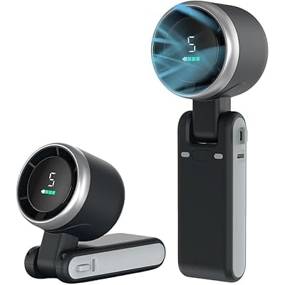 Portable Handheld Mini Turbo Fan, 5 Gear Wind, ...