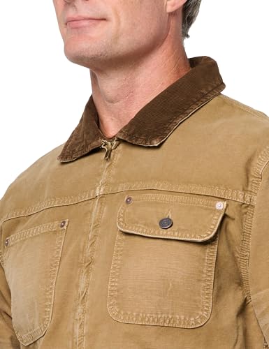 Lucky Brand Men's Corduroy Collar Trucker Jacket2