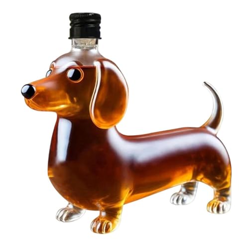 Dachshund Whiskey Bottle Funny Decanter Dachshund-shaped Wine Bottles for Whiskey Lovers & Dog Lovers