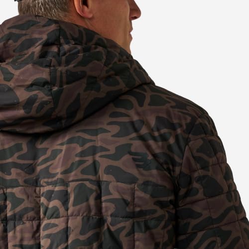 Image of Burlebo Men's Puffer Jacket - Lightweight Quilted Winter Coat with Zipper Pockets