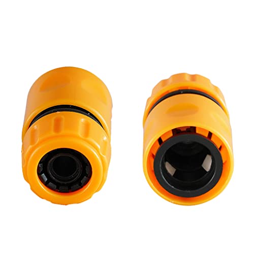 TrustBasket 1/2 Inch Plastic Garden Water Hose Quick Connector with Aqua Water Tap Adapter | Quick connector for Hose Pipe and garden water spray gun Fitting for Kitchen Gardening Car Washing Cleaning