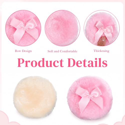 Image of MAYCREATE Large Fluffy Body Powder Puff Thickened Pads