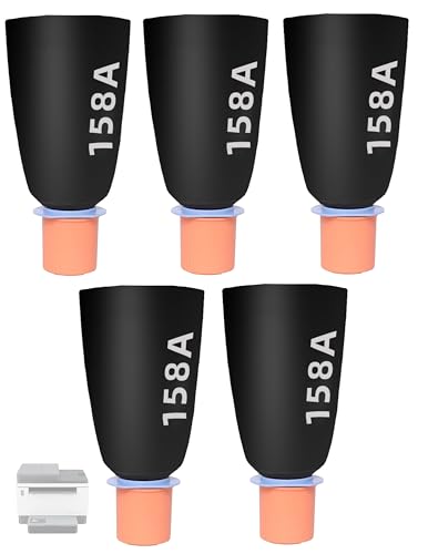 Image of CANOFF 158A Toner Cartridge Compatible for H.P. 158A Toner Reload Kit for H.P. LaserJet Tank 1005w, 1020w, MFP 2606sdw, 1020, 1005, 2605sdw,1604w,1602,2602,2603,2604,2606 Series (Pack of 5Pcs.)