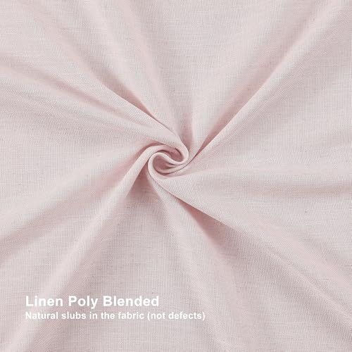 Vision Home Pink Pinch Pleated Light Filtering Curtains 102 inch Length - image 4