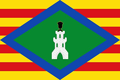 magFlags Bandera Large Castejón de Alarba-Zaragoza | bandera horizontal | 1.35m² | 90x150cm