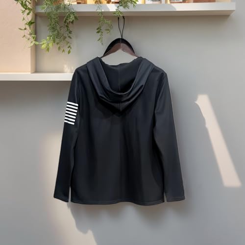 American Flag Hoodies for Men Outdoor Military Tactical Hooded Sweatshirt Graphic Tie Up Pullover Shirts M-3XL2