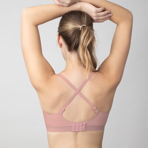 Image of Floatley Cozy Adjustable Scoop Neck Plunge Convertible Bra Comfort Wirefree Seamless Bra with Embedded Pad for Women
