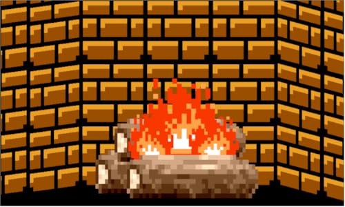 8-bit Fireplace