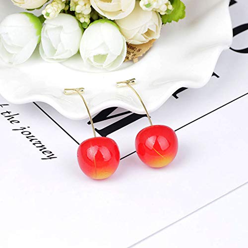 Kakyoin Cherry Dangle Earrings - Sweet and Lovely Fruit Earrings - Funny Gifts For Women2
