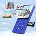 AGPTEK A02S 16GB MP3 Player, 70 Hours Playback Lossless Sound Music Player, Supports up to 128GB, Dark Blue