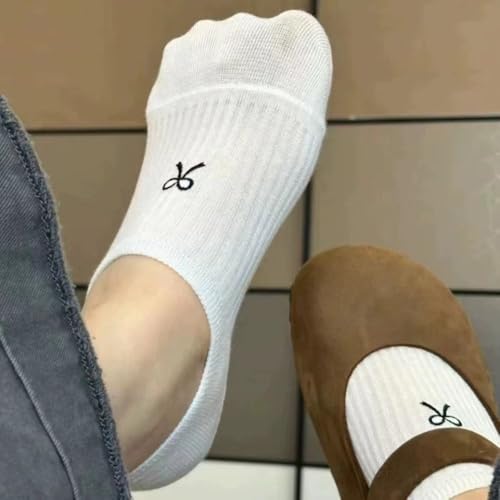 Invisible Cute Sock Cotton Short Socks Bowknot Socks(Black-Style 2)3