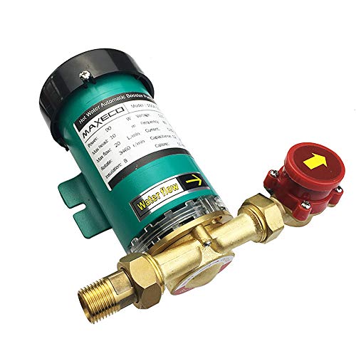 DECFLO 110V 90W 3/4 inch Home Water Pressure Booster Pump, Automatic Shower System Booster Pump with Water Flow Switch for Whole House/Shower - Thumbnail 4