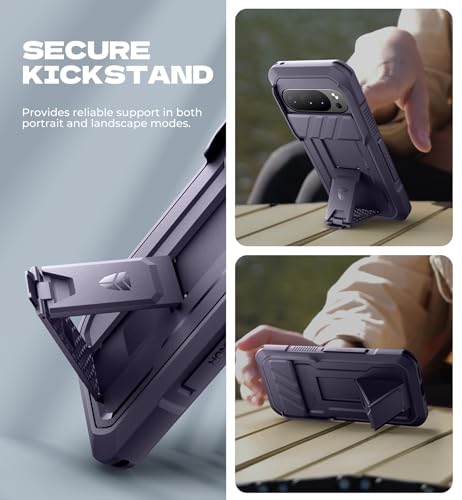 Coque Google Pixel 10 Pro XL Dexnor Violet avec protection écran et support