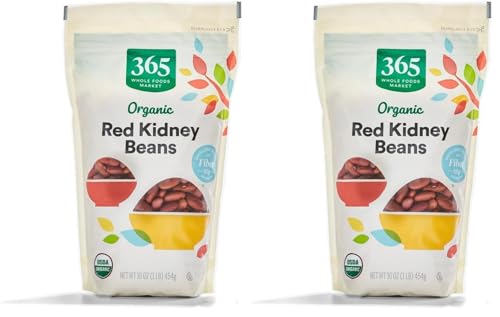 Image of 365 by Whole Foods Market, Organic Red Kidney Beans, 16 Ounce (Pack of 2)
