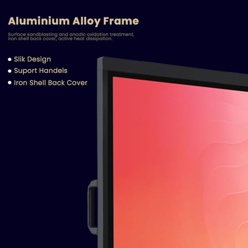 Image of Cornea 110 inche 4K UHD with 8 Array Mic Touch Display Interactive Flat Panel Monitor 3840x2160 Pixels Android Version Ideal for Office, Institute |8GB 128GB|