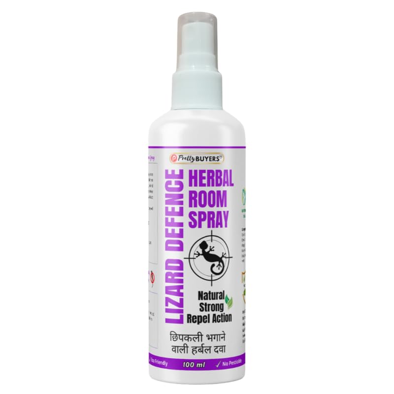 Herbal Lizard Repellent Spray | Lizard Defence Made With Essential Oil | Eco-Friendly & Biodegradable 100MLx1-image-26