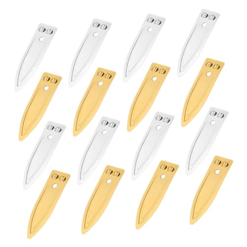 STOBAZA 24pcs Copper Zinc Electrode Sheets Zinc Anode Sheets Strip for Experiment Educational Materials