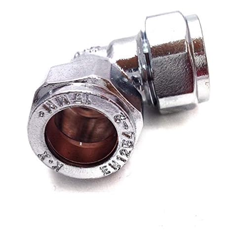 15mm Compression Chrome Plated Elbow - Bag of 2 Cover