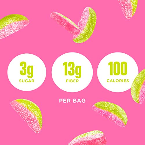 Smartsweets Sourmelon Bites, Candy With Low Sugar (3G), Low Calorie, Plant-Based, Free From Sugar Alcohols, No Artificial Colors Or Sweeteners, Pink And Green 1.8 Ounce (Pack Of 6) #TOP2