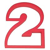 Number Two Cookie Cutter 4 in