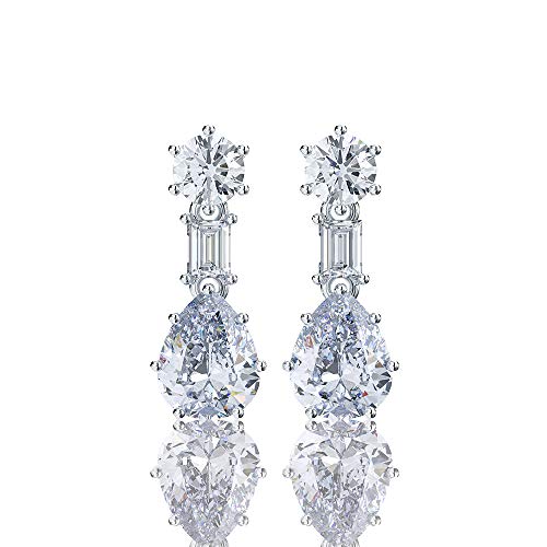 Boucles d'oreilles de fiançailles pour un mariage inoubliable en argent 925