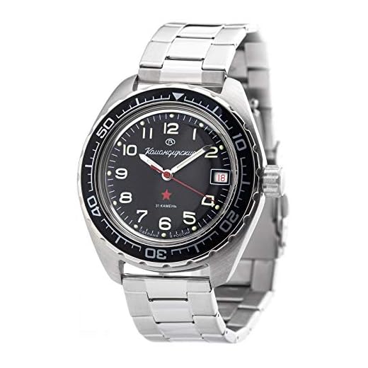 VOSTOK Wostok Komandirskie Taucheruhr 200m Automatik 2416/020706 russische mechanische Uhr aus Russland