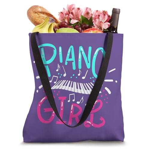 Bolsa Tote con Notas Musicales para Pianista miniatura 4