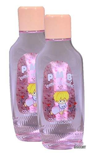 Para Mi Bebe Baby Cologne Family Size 25 oz - Imported From Spain (2 Pink)